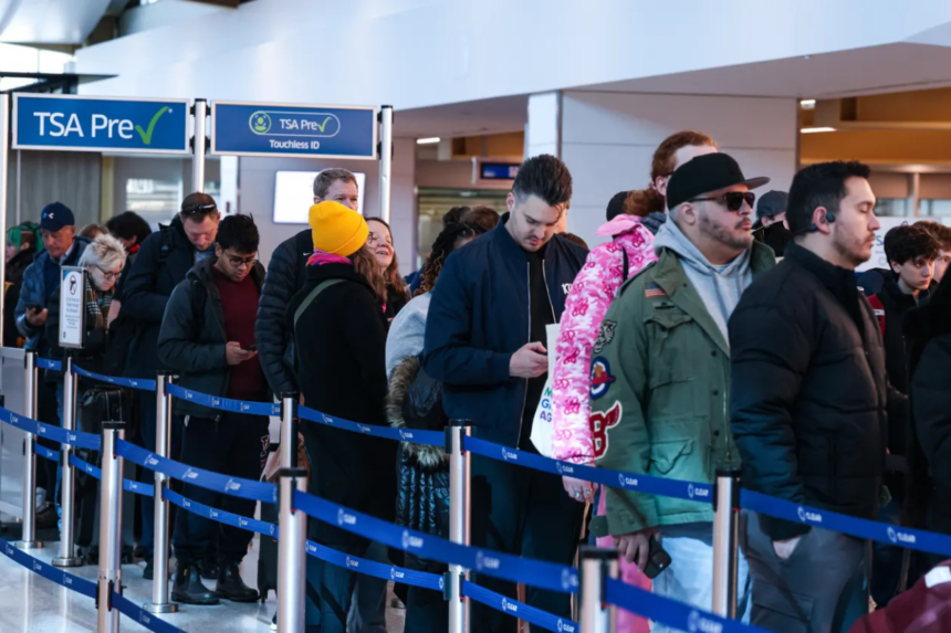 US government shutdown airports TSA