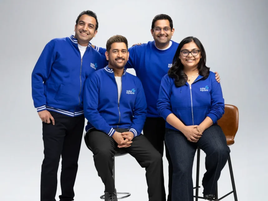 MS Dhoni invests in SolarSquare